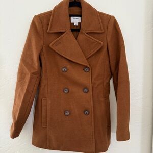 ☀️ Classic Old Navy Camel Peacoat | Size S